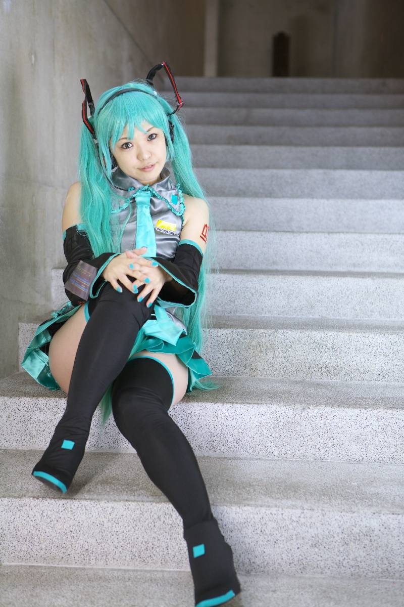 [Cosplay]  Vocaloid - Sexy Hatsune Miku